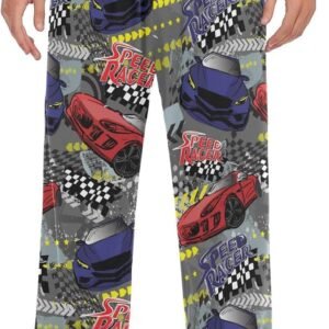 Valentine's Day Red Hearts Pajama Pants Men's Pajama Bottoms Lounge Sleepwear PJ...