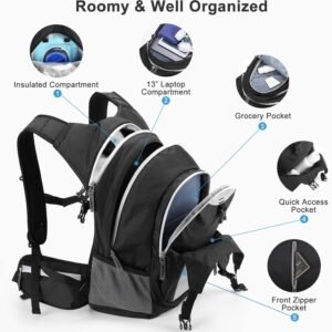 HOMIEE 20L Hydration Backpack 2.5L BPA Free Water Bladder Lightweight Hiking Day...