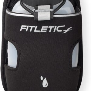 Fitletic 8-ounce Sport Water Bottle with Holster Attachable to Belts. No-Bite Ca...