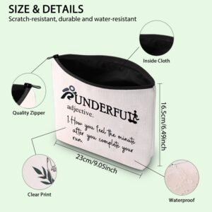 FOTAP Runner Cosmetic Bag Runder Makeup Bag Runner Survival Kit Running Lover Gi...