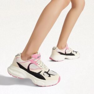 LUCKY STEP Women's Running Shoe Platform Chunky Walking Sneakers Breathable Mesh...