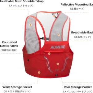 TRIWONDER Hydration Vest 2.5L Ultra Trail Running Backpack Hydration Pack Marath...