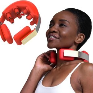 Neck Massager for Pain Relief Deep Tissue, Essential Oil Shiatsu Vibrating Neck ...