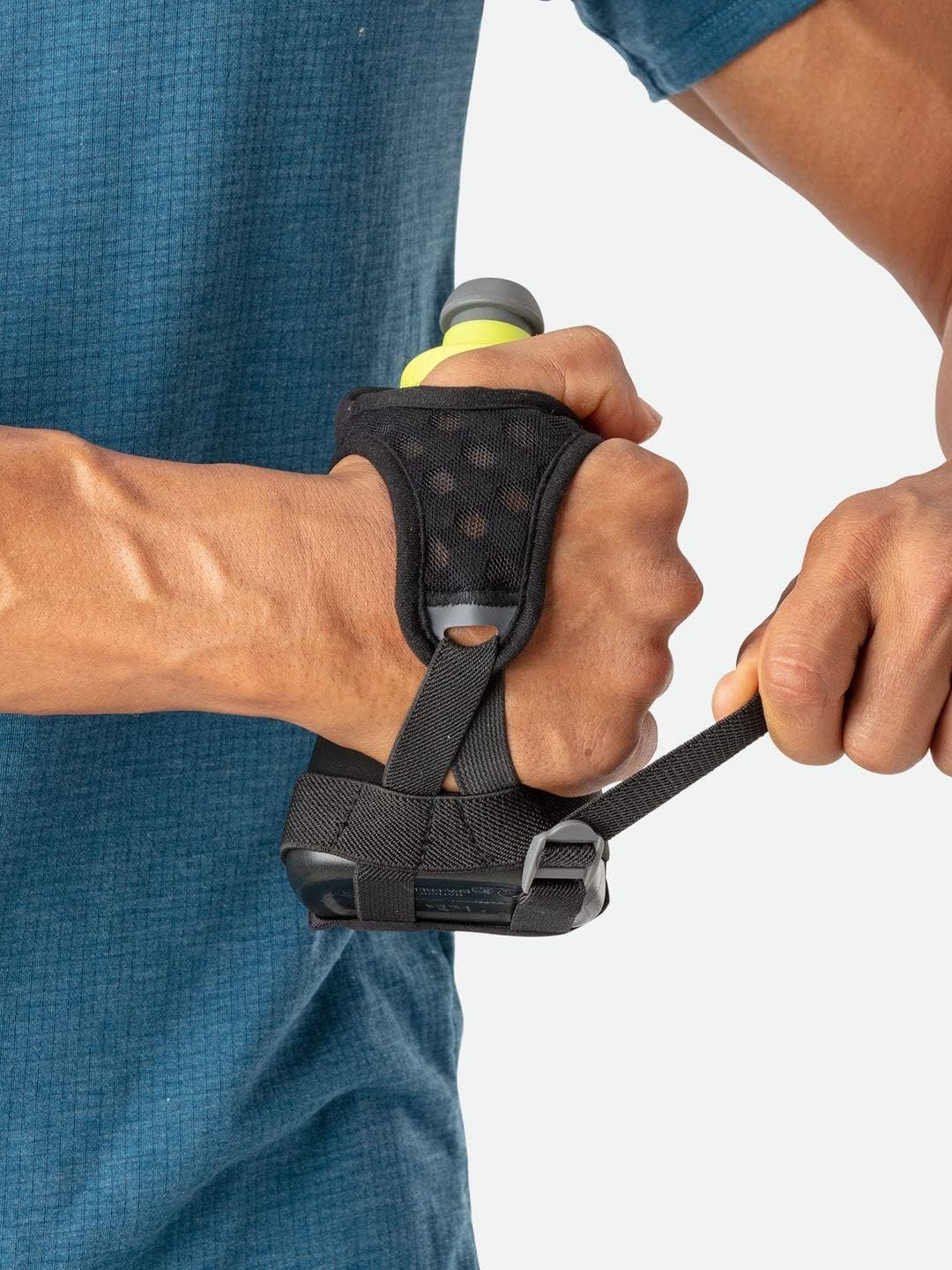 Nathan, Black/Finish Lime, Quick Squeeze, 12oz