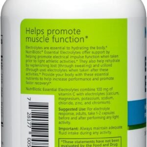 NutriBiotic Essential Electrolytes, 100 Ct Capsules | Supports Increased Perform...