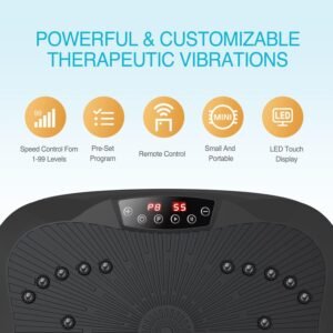 AXV Vibration Plate Exercise Machine Whole Body Workout Vibrate Fitness Platform...