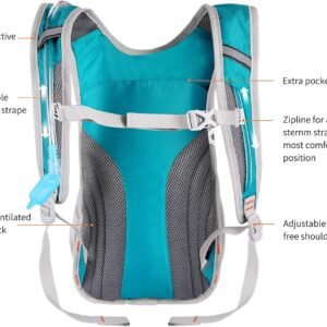 Hydration Pack,Hydration Backpack with 2L Hydration Bladder Lightweight Insulati...
