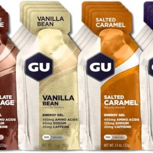 GU Energy Original Sports Nutrition Energy Gel, 24-Count, Assorted Flavors & Nuu...