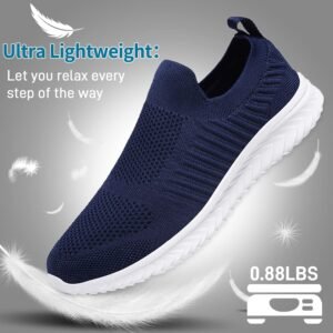 JIAFO Mens Shoes Walking Shoes for Men Mens Slip On Shoes Sneakers for Men, Casu...