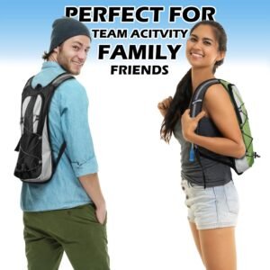 Hydration Pack Backpack, Water Backpack with 2L Bladder, Suitable for Hiking, Cy...