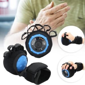 Electric Hand Massage Ball Hot Compress Stroke Hemiplegia Finger Rehabilitation ...