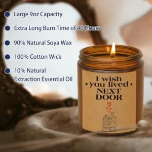 Birthday Gifes for Women, Handmade Lavender Candles - Romantic Gifts for Friends...