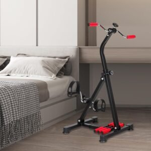 REAQER Pedal Exerciser Bike Hand Arm Leg and Knee Stroke Recovery Equipment for ...