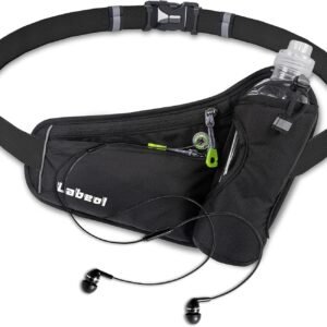 Labeol Waist Pack, Waterproof Hydration Belt with Water Bottle Holder, Adjustabl...