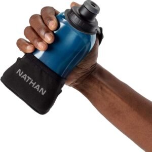 Nathan Running Handheld 12oz and Insulated. No-Grip Adjustable Hand Strap. Refle...