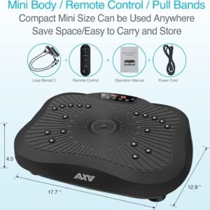 AXV Vibration Plate Exercise Machine Whole Body Workout Vibrate Fitness Platform...