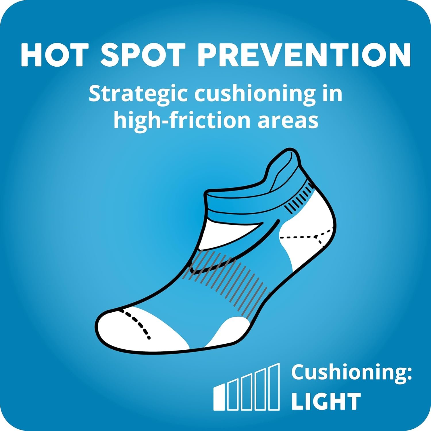 Balega Women's Ultraglide Cushioning Performance No Show Athletic Running Socks ...