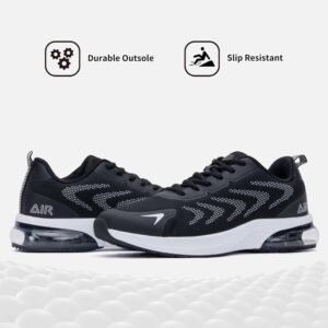 JARLIF Men's Air Running Shoes Athletic Tennis Shoes Lightweight Sport Workout S...