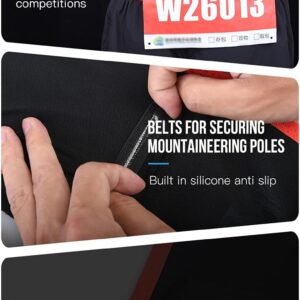 AONIJIE Lovtour Running Belt Waist Pack, Flip Waist Belt,with 250ml Soft Water B...