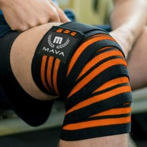 Mava Sports Knee Wraps (Pair) for Men & Women | Ideal for Cross Training, WODs, ...