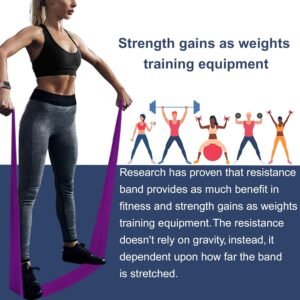 Resistance Bands,Professional Long Non-Latex Elastic Stretch Bands,Exercise Band...