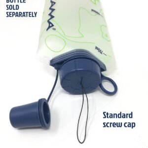 Mazama Universal Fit Accessory Kit for Soft Collapsable Water Bottles Quick Conn...