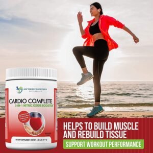 Cardio Complete - Heart Health Support Powder Supplement - 3-in-1 Nitric Oxide B...