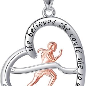 Sterling Silver S925 Ballet/Violinists/Gymnastics/Cello/Runner/Tennis/Piano Neck...