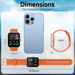 Smart Watch, Bluetooth 5.3 Answer/Make Call, Alexa Built in, 1.8" Fitness Tracke...