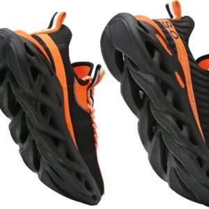 FUSHITON Men’s Walking Tennis Shoes Fashion Sneakers Jogging Running Shoes Breat...