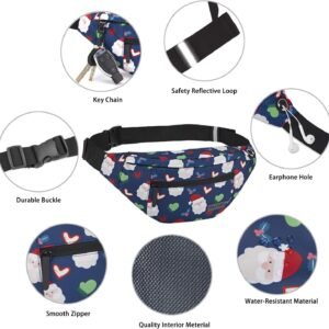 MAXTOP Large Crossbody Fanny Pack with 4-Zipper Pockets,Gifts for Enjoy Sports F...