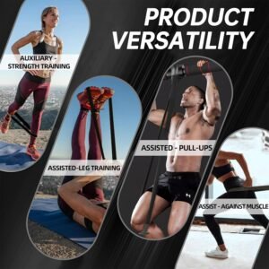 Resistance Bands,Long Exercise Bands for Men & Women Home Gym - Premium Training...