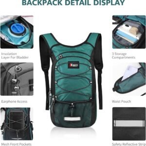 Hydration Pack, Insulated Hydration Backpack with 2L Hydration Bladder, Hiking B...