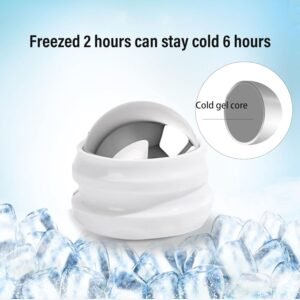 Cold Massage Roller Ball - Cryosphere Metal, Stays Cold for 6 Hours, Polar Heali...