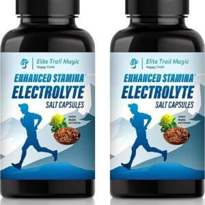 2 Pack Enhanced Stamina and Endurance Electrolytes Salt Capsules with Adaptogens...