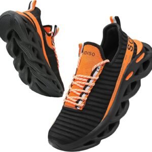 FUSHITON Men’s Walking Tennis Shoes Fashion Sneakers Jogging Running Shoes Breat...