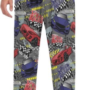 Valentine's Day Red Hearts Pajama Pants Men's Pajama Bottoms Lounge Sleepwear PJ...