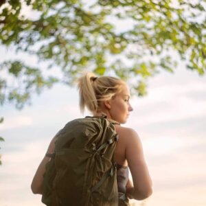 CamelBak Women’s Helena 20 Hiking Hydration Pack - 85oz, Burnt Olive/Silver Pine