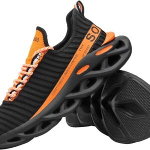 FUSHITON Men’s Walking Tennis Shoes Fashion Sneakers Jogging Running Shoes Breat...