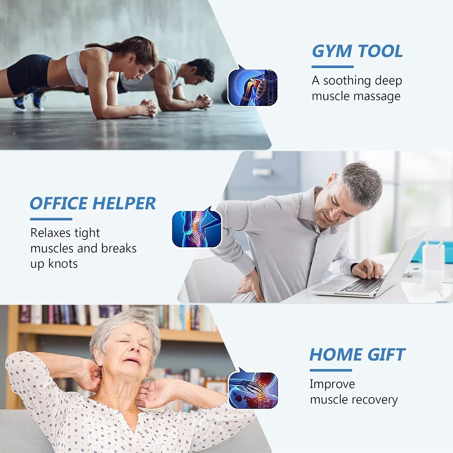 2-Pack Manual Massage Balls, Roller Back Massager Great for Relax, Deep Tissue M...