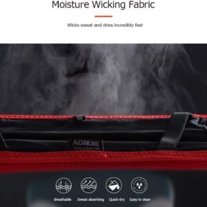 AONIJIE Hydration Belt Running Fanny Pack, with 250ml Soft Water Bottle Flask Ph...