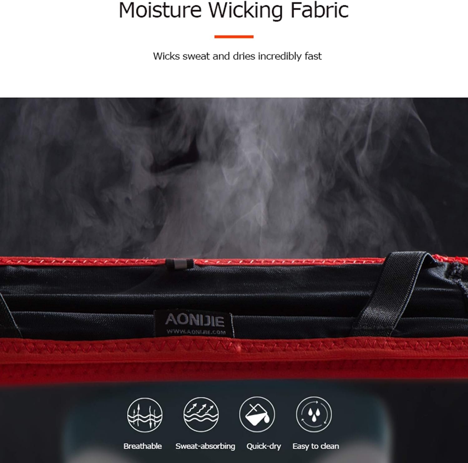 AONIJIE Hydration Belt Running Fanny Pack, with 250ml Soft Water Bottle Flask Ph...