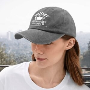 I'm Here to Feed Your Ass Not Kiss It Funny Chef Mens Baseball Hats Golf Hats fo...