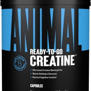 Animal Micronized Creatine Monohydrate Capsules - 300 Caps, 2500mg per Serving f...