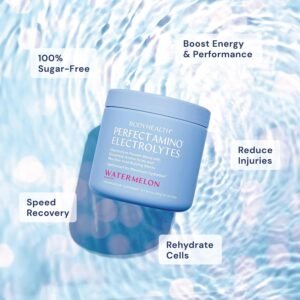 BodyHealth PerfectAmino Electrolytes Powder, Hydration Powder, Sugar Free Keto E...