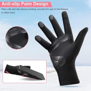 Lightweight Gloves Touchscreen Running Gloves Winter Gloves Liner for Running Cy...