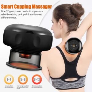 2 PCS Smart Cupping Therapy Massager Set,4 in 1 Electric Cupping Massager Device...