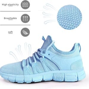 INZCOU Running Shoes Lightweight Tennis Shoes Non Slip Gym Workout Shoes Breatha...