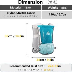 JEELAD Running Hydration Vest Hydration Backpack Pack Trail Running Backpack BPA...