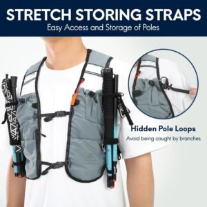 Haimont Running Hydration Vest Pack 5L Lightweight Run Water Vest, Adjustable Hy...